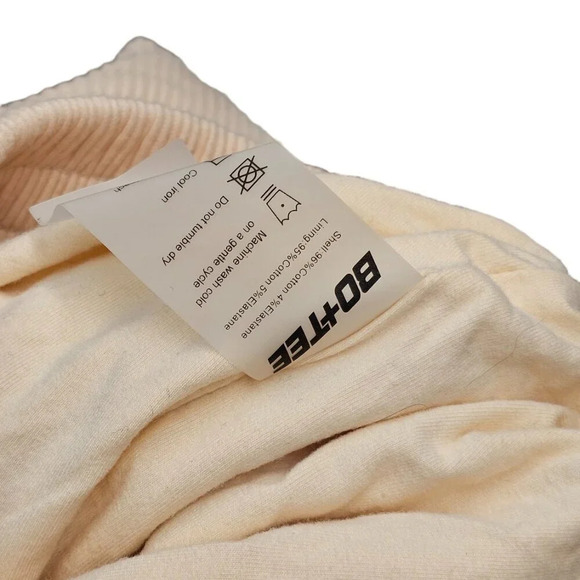 Bo+Tee Womens Slow It Down  Ribbed Lined Joggers Size Small High Rise - Picture 8 of 8